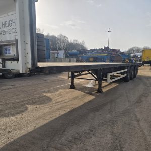 DON BUR TRI AXLE FLATBED TRAILER BPW DRUM
