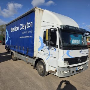 MERCEDES 816 CURTAINSIDE TRUCK