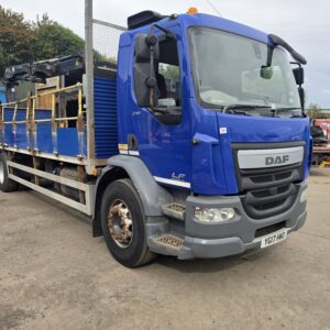 DAF LF230 DROPSIDE TRUCK WITH BRICK GRAB CRANE